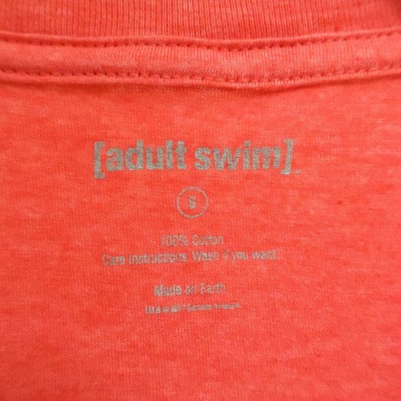 Rick and Morty RED T-Shirt Adult-Swim MENS SMALL - Picture 4 of 5